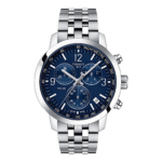TISSOT Men’s Quartz Swiss Made Silver Stainless Steel Blue Dial 42mm Watch T114.417.11.047.00