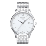 TISSOT Men’s Quartz Swiss Made Stainless Steel White Dial 42mm Watch T063.610.11.037.00
