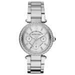 Michael Kors Women’s Quartz Stainless Steel Silver Dial 33mm Watch MK5615