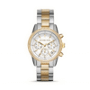 Michael Kors Women’s Quartz Chronograph Stainless Steel White Dial 37mm Watch MK6474