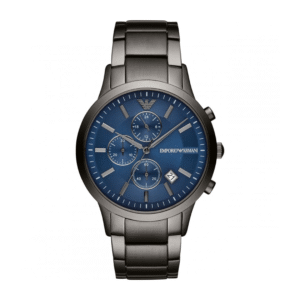 Emporio Armani Men’s Analogue Quartz Stainless Steel Blue Dial 43mm Watch AR11215