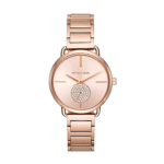 Michael Kors Women’s Quartz Stainless Steel Rose Gold Dial 37mm Watch MK3640
