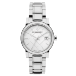 Burberry Women’s Swiss Made Stainless Steel Silver Dial 34mm Watch BU9100