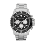 Michael Kors Men’s Stainless Steel Black Dial 45mm Watch MK8256
