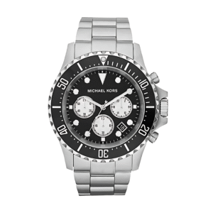 Michael Kors Men’s Stainless Steel Black Dial 45mm Watch MK8256