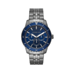 Michael Kors Men’s Chronograph Quartz Stainless Steel Blue Dial 44mm Watch MK7155