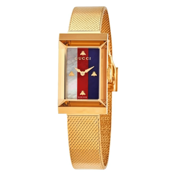 Gucci Women’s Swiss Made Quartz Stainless Steel Multi 21mm Watch YA147410