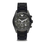 Emporio Armani Men’s Quartz Stainless Steel Black Dial 41mm Watch AR5889