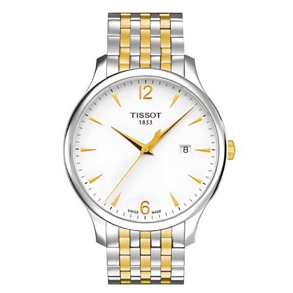 TISSOT Men’s Quartz Swiss Made Stainless Steel White Dial 42mm Watch T063.610.22.037.00