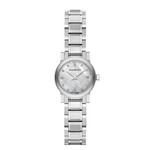 Burberry Women’s Swiss Made Stainless Steel Silver Dial 26mm Watch BU9213