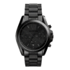 Michael Kors Unisex Chronograph Quartz Stainless Steel Black Dial 42mm Watch MK5550