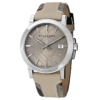 Burberry Women’s Swiss Made Leather Strap Beige Dial 38mm Watch BU9021