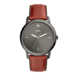 Fossil Men’s Quartz Leather Strap Grey Dial 42mm Watch FS5479