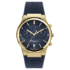 Ferragamo Men’s Swiss Made Quartz Blue Silicone Strap Blue Dial 41mm Watch SFME00221
