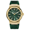 Ferragamo Men’s Swiss Made Quartz Green Silicone Strap Green Dial 44mm Watch SFHY02022