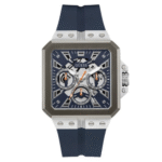 Guess Men’s Quartz Navy Blue Silicone Strap Navy Blue Dial 42mm Watch GW0637G1