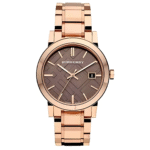 Burberry Women’s Swiss Made Stainless Steel Brown Dial 38mm Watch BU9005