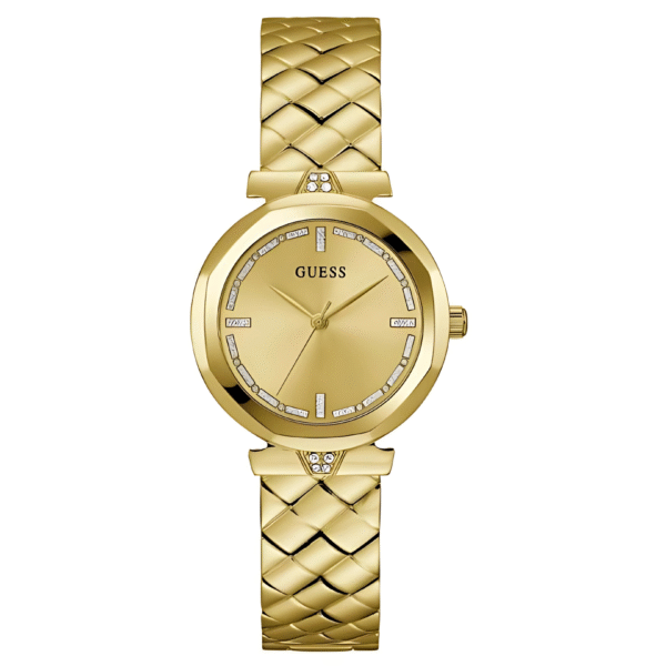 Guess Women’s Quartz Gold Stainless Steel Gold Dial 34mm Watch GW0613L2