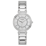 Guess Women’s Quartz Silver Stainless Steel Silver Dial 36mm Watch GW0588L2