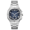 Guess Men’s Quartz Silver Stainless Steel Blue Dial 42mm Watch GW0572G1