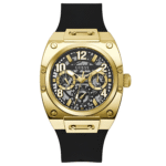 Guess Men’s Quartz Black Silicone Strap Black Dial 43mm Watch GW0569G2