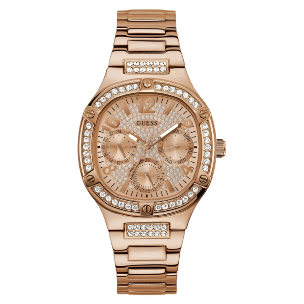 Guess Women’s Quartz Rose Gold Stainless Steel Rose Gold Dial 40mm Watch GW0558L3