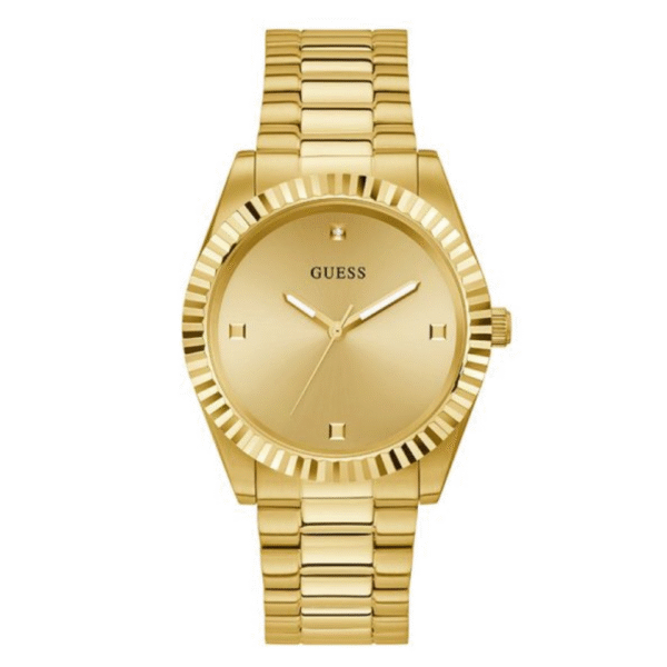 Guess Men’s Quartz Gold Stainless Steel Gold Dial 42mm Watch GW0542G2
