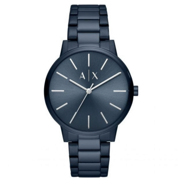 Armani Exchange Men’s Quartz Blue Stainless Steel Blue Dial 42mm Watch AX2702