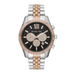 Michael Kors Men’s Chronograph Quartz Stainless Steel Black Dial 45mm Watch MK8714