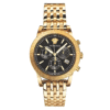 Versace Men’s Quartz Swiss Made Stainless Steel Black Dial 40mm Watch VELT00419