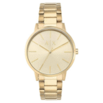 Armani Exchange Men’s Quartz Gold Stainless Steel Gold Dial 42mm Watch AX2707