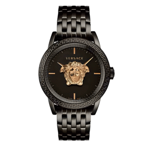 Versace Men’s Quartz Swiss Made Stainless Steel Black Dial 43mm Watch VERD00518