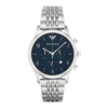 Emporio Armani Men’s Chronograph Quartz Stainless Steel Blue Dial 43mm Watch AR1942