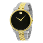 Movado Men’s Swiss Made Quartz Black Dial 40mm Watch 0606899