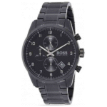 Hugo Boss Men’s Quartz Stainless Steel Black Dial 44mm Watch 1513785