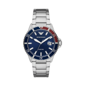 Emporio Armani Men’s Quartz Stainless Steel Blue Dial 42mm Watch AR11339
