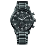 Hugo Boss Men’s Chronograph Quartz Stainless Steel Black Watch 1513180