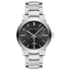 Burberry Men’s Swiss Made Stainless Steel Dark Grey Dial 42mm Watch BU9901
