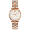 Versace Women Quartz Swiss Made Two-tone Stainless Steel Silver Dial 36mm Watch VELS00719