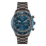 Hugo Boss Men’s Chronograph Quartz Stainless Steel Blue Dial 44mm Watch 1513863