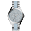 Michael Kors Women’s Quartz Stainless Steel Crystal Pave Dial 41mm Watch MK4297