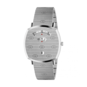 Gucci Men’s Quartz Swiss Made Stainless Steel White Dial 38mm Watch YA157410