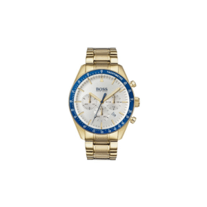Hugo Boss Men’s Quartz Stainless Steel Silver Dial 44mm Watch 1513631