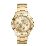 Fossil Men’s Chronograph Quartz Stainless Steel Gold Dial 44mm Watch FS5772