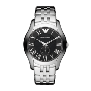 Emporio Armani Men’s Stainless Steel Black Dial 43mm Watch AR1706