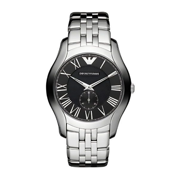 Emporio Armani Men’s Stainless Steel Black Dial 43mm Watch AR1706
