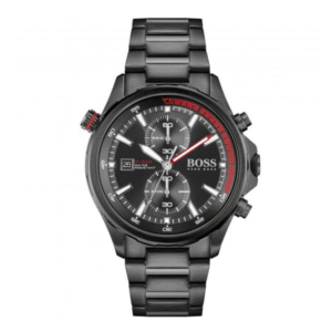 Hugo Boss Men’s Chronograph Quartz Stainless Steel Black Dial 46mm Watch 1513825