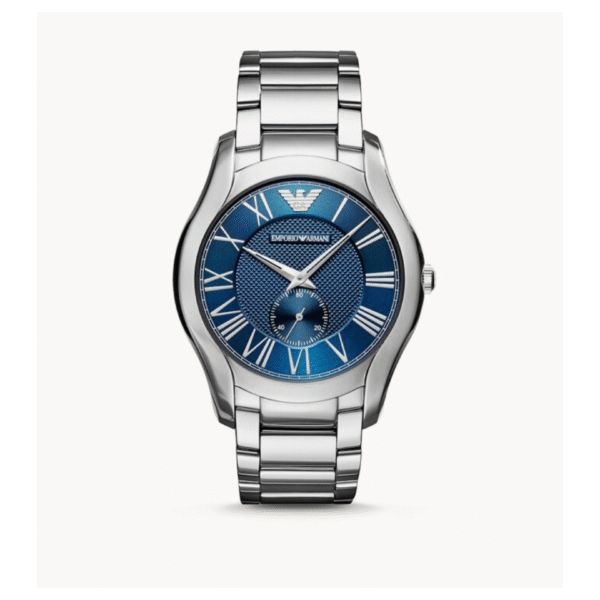Emporio Armani Men’s Stainless Steel Blue Dial 43mm Watch AR11085