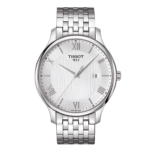 TISSOT Men’s Quartz Swiss Made Silver Stainless Steel Silver Dial 42mm Watch T063.610.11.038.00