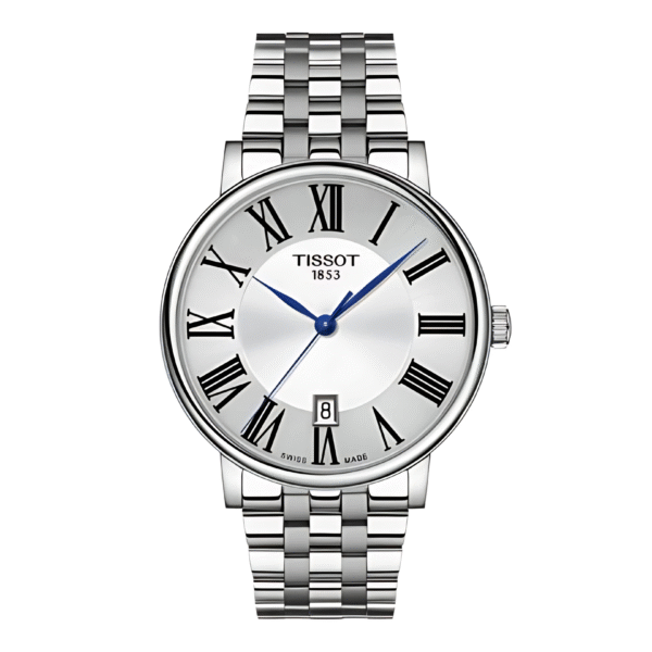 TISSOT Men’s Quartz Swiss Made Stainless Steel Silver Dial 40mm Watch T122.410.11.033.00